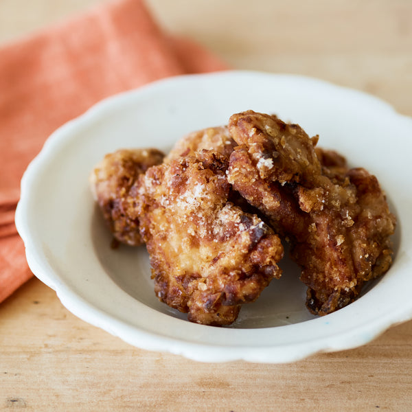 Chicken Thigh Coated with Bonito Flakes