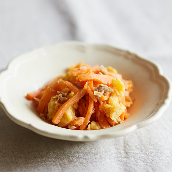Okinawan Carrot Stir-Fry